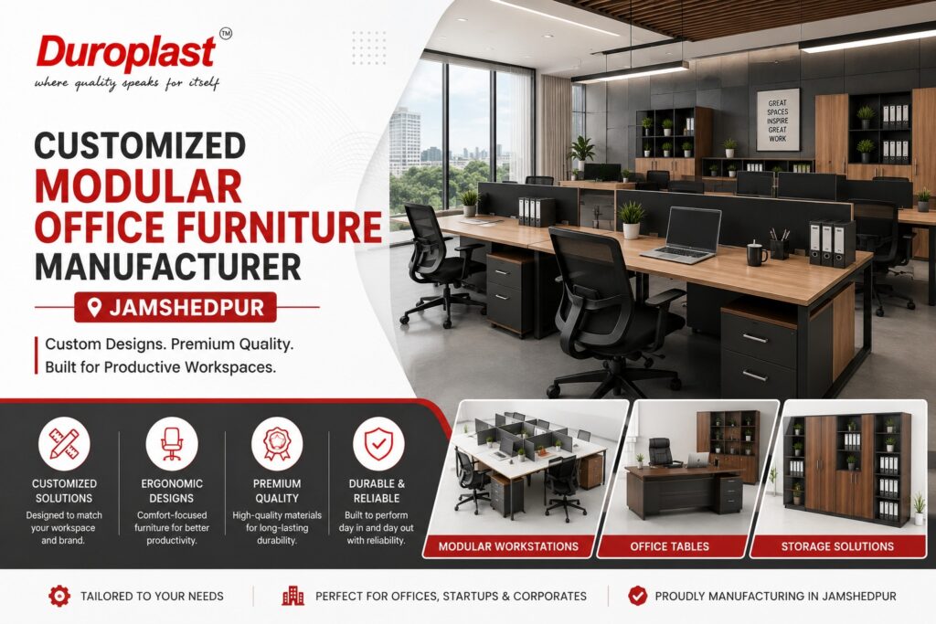 Customized Modular Office Furniture Manufacturer Jamshedpur