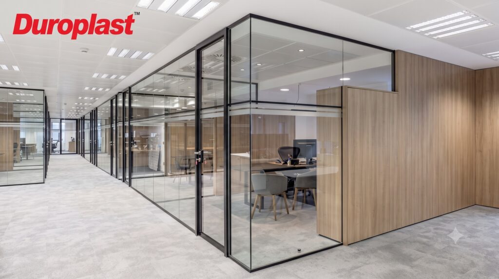 Slimline Glass partition